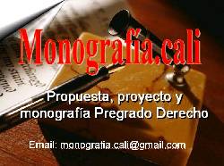 Monografa de Derecho Cali, Colombia