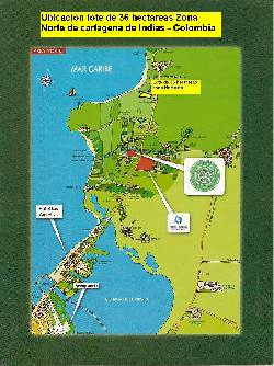 Vendo lote de 36 Hectareas Zona Norte de Cartagena 6571275, Colombia