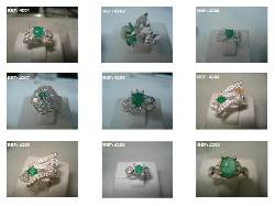 ANILLOS CON ESMERALDAS COLOMBIANAS GARANTIZADAS $49.990 bogota, colombia