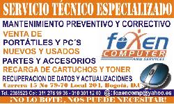 SERVICIO TECNICO COMPUTADORES PC, PORTATILES  BOGOTA, COLOMBIA