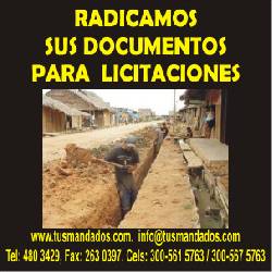 Radicacin de documentos para licitaciones Bogot, Colombia