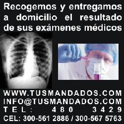 Entregamos a domicilio resultados m�dicos Bogot�, Colombia