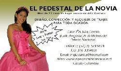 Diseo y Confeccin EL PEDESTAL DE LA NOVIA CUCUTA, COLOMBIA