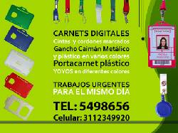 carnets, cintas, portacarnets a precios economicos Bogot, Colombia