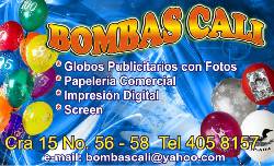 GLOBOS ESTAMPADOS CON FOTO CALI, COLOMBIA