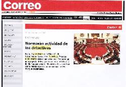 LEY DEL DETECTIVE EN PLENO DEL CONGRESO Lima, Peru