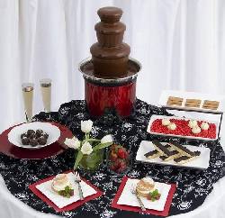Alquiler de fuentes de chocolate fiestas de navida Bogota, Colombia