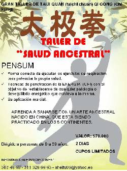 TALLER DESALUD ANCESTRAL medellin (caldas), colombia