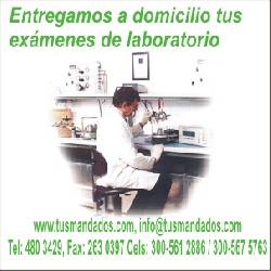Entregamos a Domicilio Exmenes de Laboratorio Bogot, Colombia