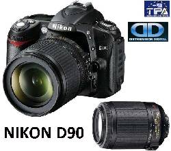Camara Digital Nikon D90 Lente 18-55mm Vr Live View 12  Medellin, Colombia