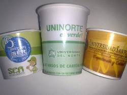 VASOS DESECHABLES BIODEGRADABLES DE CART�N Bucaramanga, Colombia