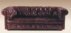 Vendo Sofas Chesterfield Capiton de Cuero Natural Santiago, Chile