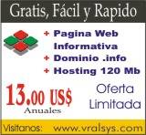 Web/Gratis - Pack incluye Diseo/host/dominio Lima, Peru