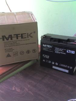 Bateria M-tek 20AH estacionaria Bogota, Colombia