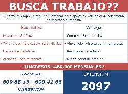 Urgente!! Auxiliar de oficina Bogot, Colombia