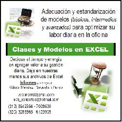 Clases y Modelos en EXCEL Bogot, Colombia