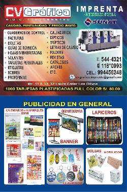 IMPRENTA / GRAFICA LIMA, PERU
