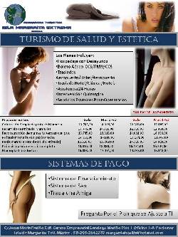 TURISMO DE SALUD, ESTETICA Y CIRUGIA COSMETICA EN  Porlamar, Venezuela