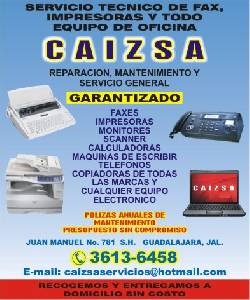 Copiadoras, Servicio, Reparacion Guadalajara, Mexico