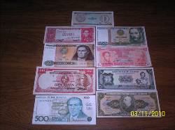 VENDO BILLETES EXTRANJEROS DE AMERICA  CAPITAL, ARGENTINA