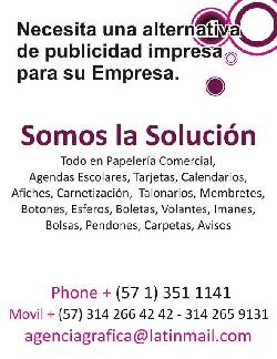 AGENCIA GRAFICA BOGOTA, COLOMBIA