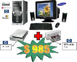 Pc Completa con Monitor 17