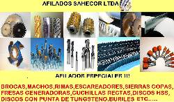 AFILADO BROCAS,RIMAS MACHOS,SIERRAS,CUCHILLAS HSS bogota, colombia