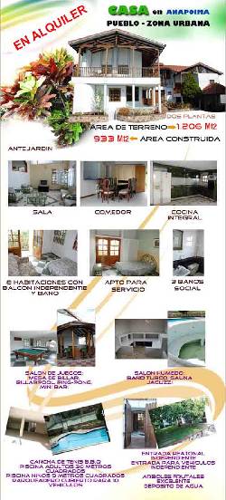Alquilo casas en anapoima Bogota, Colombia