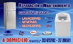 REPARACIN Y MANTENIMIENTO DE LAVADORAS Y NEVERAS 8140751, colombia